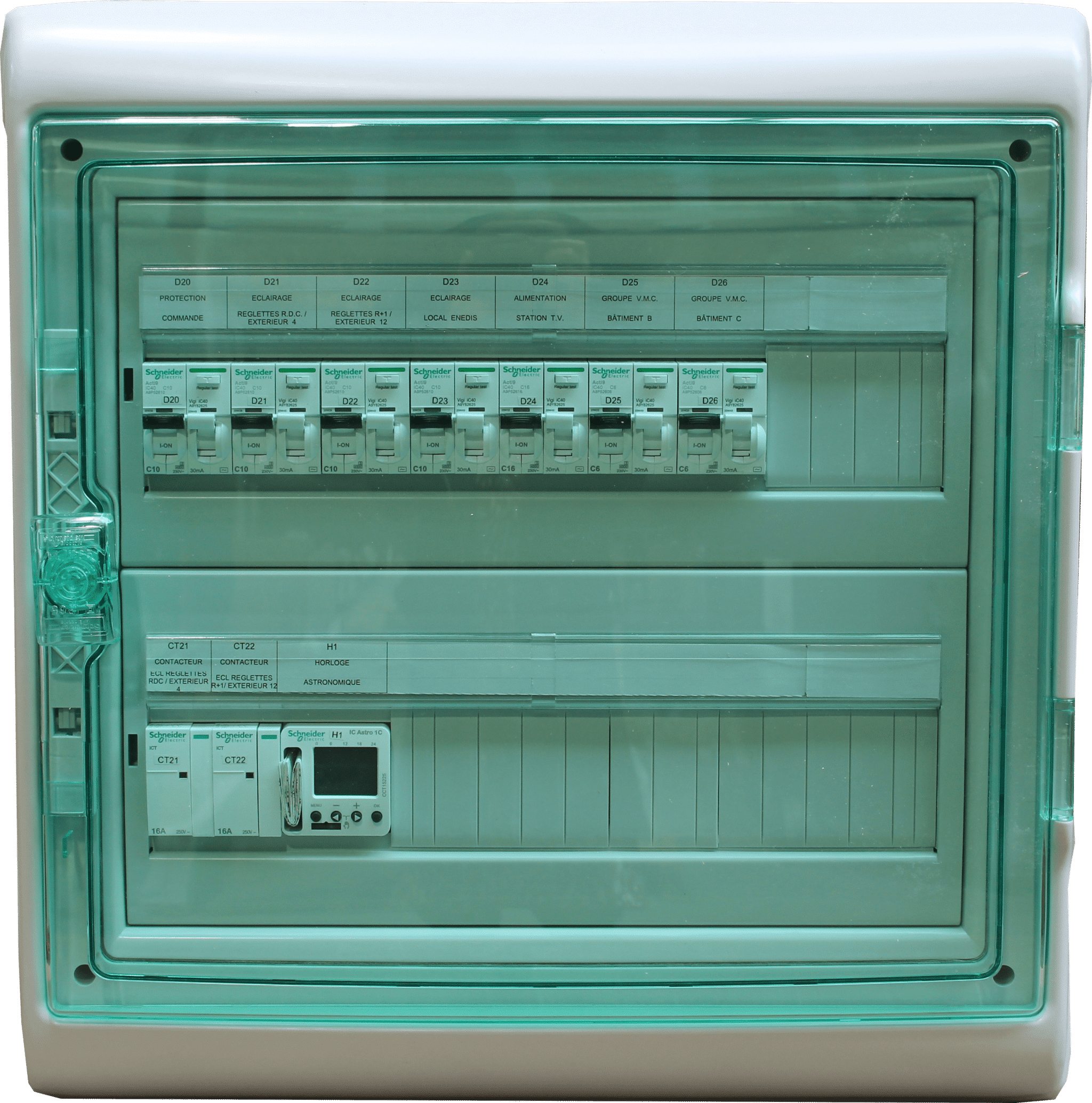Coffret électrique - 45A - IP65 - 4,5kA - MCSCKA0084