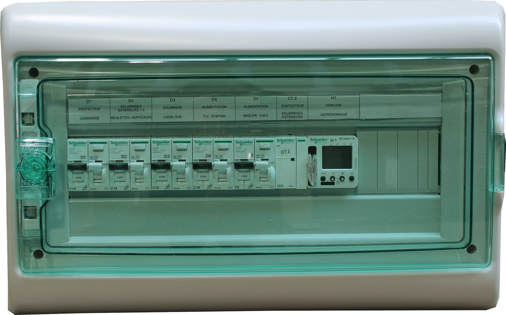 Coffret électrique - 60A - IP65 - 4,5kA - MCSCKA0082