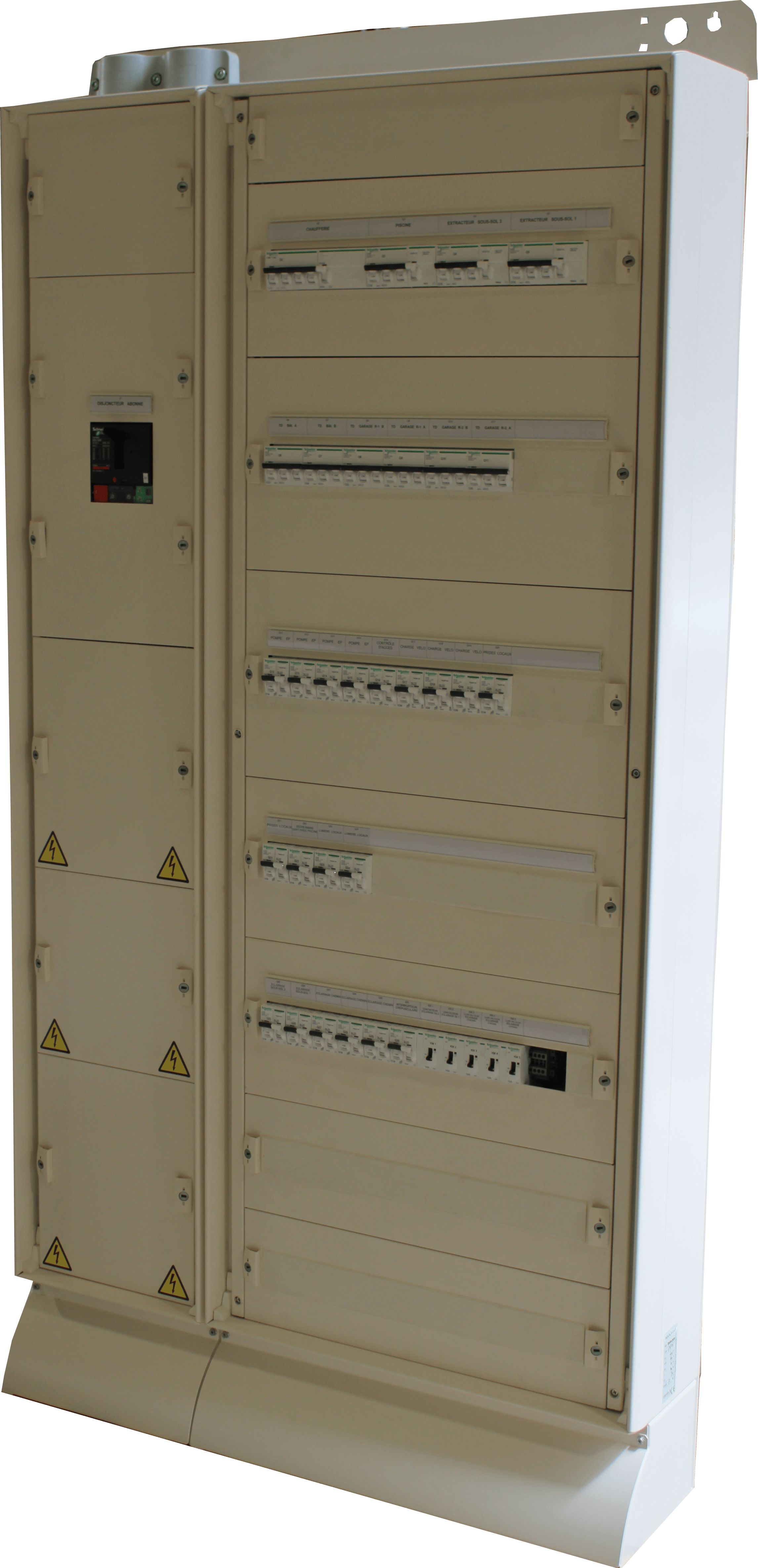 Armoire générale basse tension - 160A - IP30 - 10kA - MCSCPR0898M1