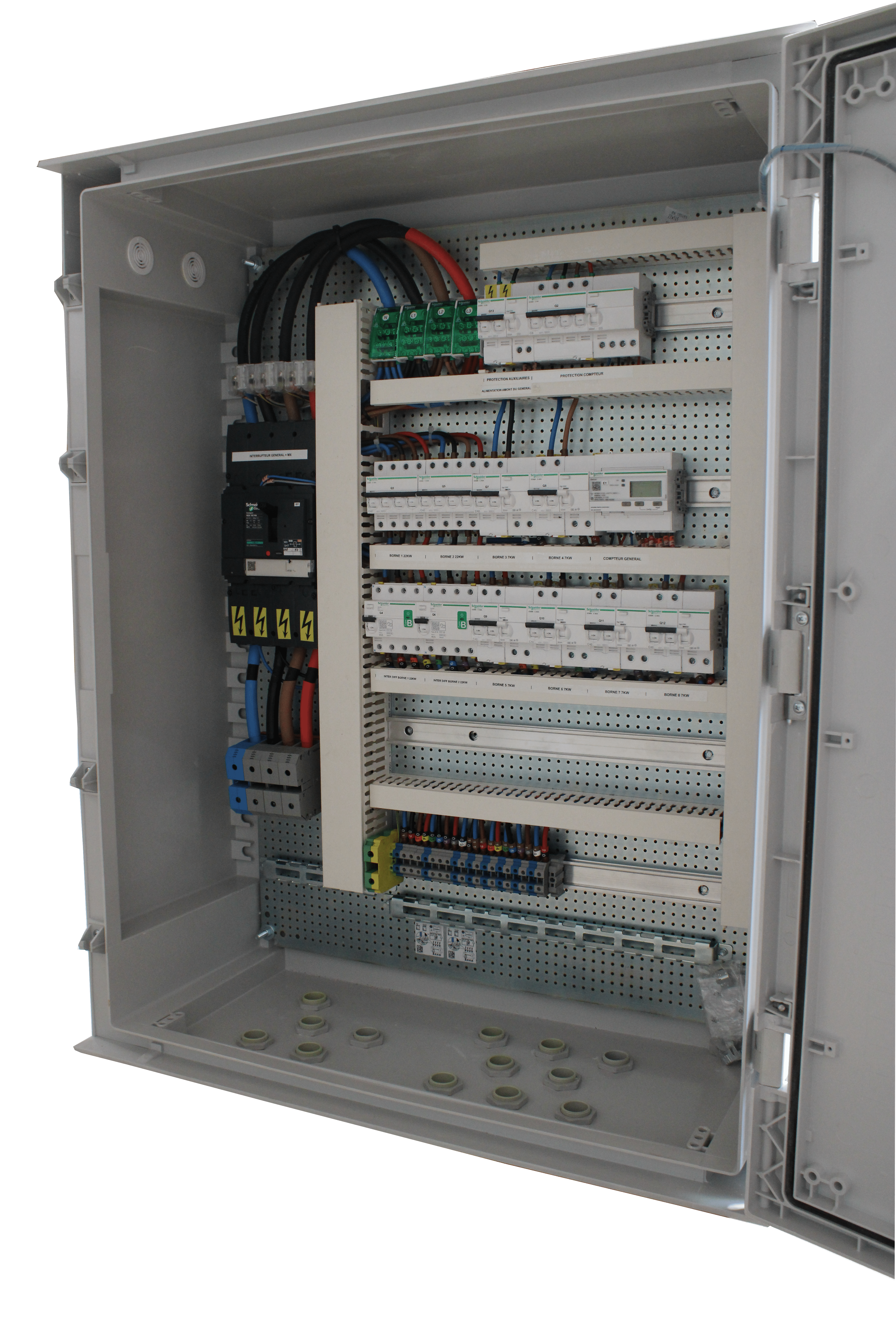 Coffret électrique de distribution - 160A - IP30 - 20kA - MCSCTH0013
